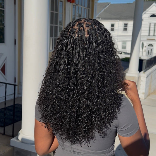 Burmese Curly Crotchet Hair