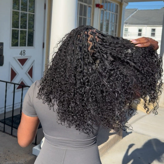 Burmese Curly Crotchet Hair