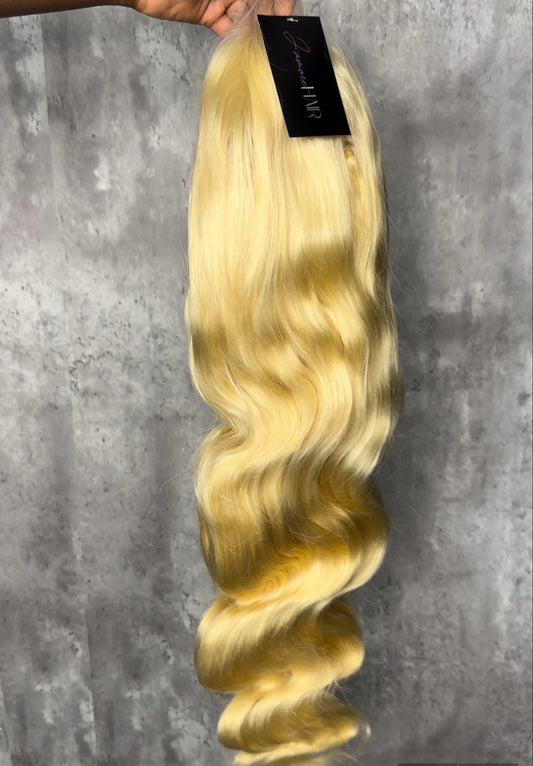 613 13x4 Platinum Blonde Frontal Wig (RTS)
