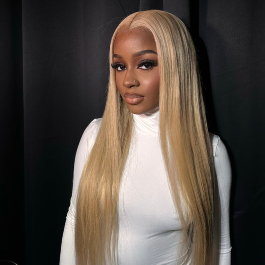 613 13x6 Platinum Blonde Frontal Wigs