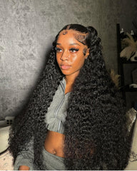 HD* Deep Wave Frontal Wig